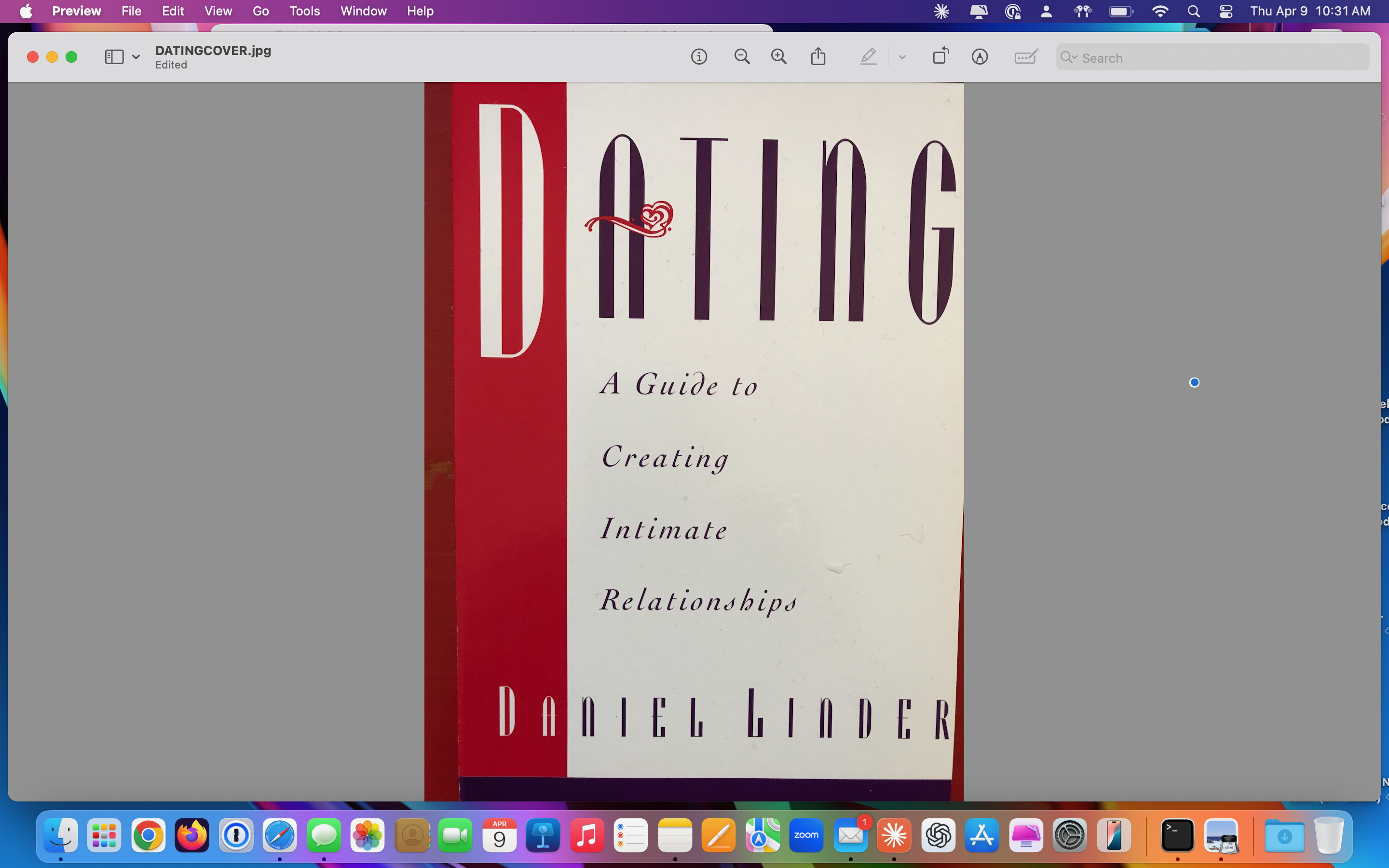 Dating book cover